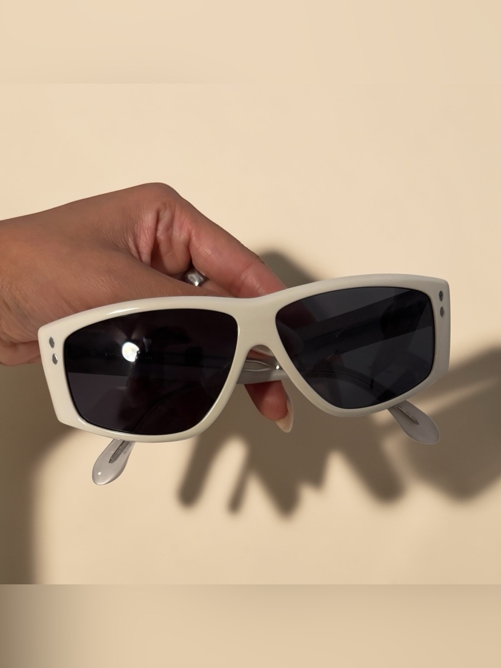 Isabel Marant Cat-Eye Sunglasses with Black Lenses